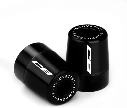 Miniatura 6 de Extremos de barra de manillar, empuñaduras de mano, tapas de enchufe compatibles con Honda CB 650R/1000R/650F Manillar de motocicleta Grip End cb