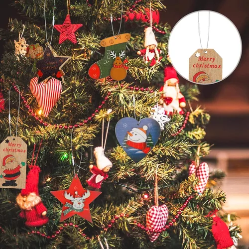 Miniatura 5 de Nuanchu Perchas de adornos de Navidad, cuerda precortada para adornos, ganchos de adorno con cierre a presión, cuerdas colgantes de poliéster