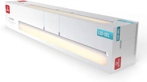 Miniatura 8 de GLOBE Calypso eléctrico 20W integrado LED colgante iluminación, cromo, pantalla acrílica esmerilada, 1700 lúmenes, blanco cálido 3000 Kelvin, 80 CRI