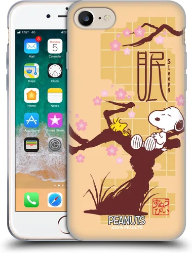 Miniatura 180 de Carcasa de gel para iPhone 7 Plus/iPhone 8 Plus, diseño de Snoopy Oriental de Peanuts, Badges