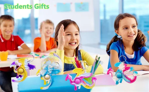 Miniatura 5 de Paquete de 24 mini juguetes sensoriales de dragón a granel, regalo para niños y niñas, regalos de fiesta y premio para estudiantes en el aula