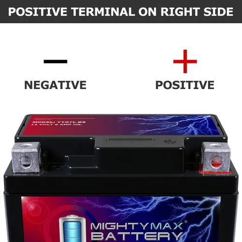 Miniatura 3 de Mighty Max Battery YTX7L-BS - Batería de repuesto para ExpertPower YTX7L-BS (12 V, 6 Ah, 2 unidades)