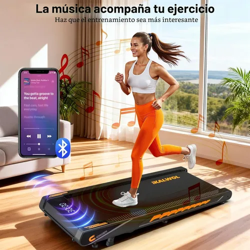 Miniatura 2 de Walking Pad Treadmill with Speaker, 4-in-1 6.2MPH Treadmills for Home with App Compatible, Walking Pad with 10% Incline, LED Display, 2.75HP