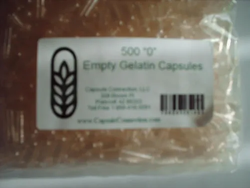Miniatura 5 de Capsule Connection 1000 cápsulas vacías de gelatina a granel "0", hechas en Estados Unidos, bolsa resellable