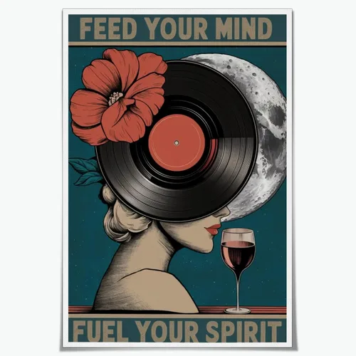 Miniatura 61 de Lienzo decorativo para pared con texto en inglés "Lose Your Mind Find Your Soul", arte de pared con citas inspiradoras para la salud mental, pintura