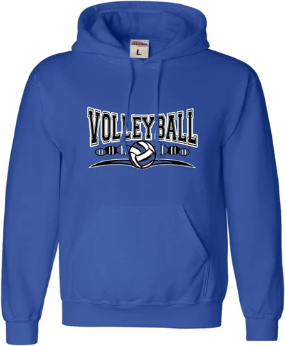 Go All Out Sudadera con capucha para hombre y mujer con diseño fresco de voleibol
