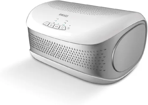 Homedics TotalClean - Purificador de aire de escritorio, filtro HEPA de 360 grados para 128 pies cuadrados, purificador de aire pequeño para oficina