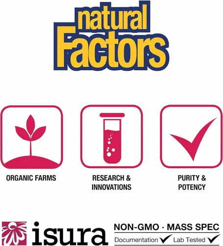 Miniatura 8 de Natural Factors, GrapeSeedRich Extracto de semilla de uva, soporte antioxidante para una respuesta inflamatoria saludable, 90 cápsulas