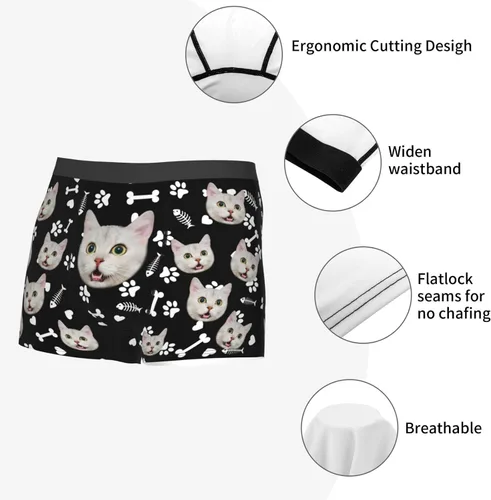 Miniatura 5 de Nsipan Ropa interior personalizada para hombres, calzoncillos tipo bóxer para novio, marido