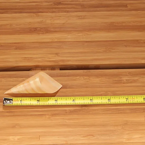 Miniatura 5 de BambooMN - Conos de madera desechables para alimentos y aperitivos - 3.1" x 1.5" - 100 piezas