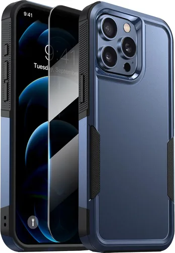 Miniatura 35 de Diaclara Funda diseñada para iPhone 12 Pro Max, [con protector de pantalla de privacidad] [antiespía] [protección contra caídas de grado militar]