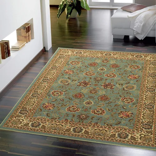 Miniatura 12 de Ottomanson Alfombra de 5 x 6,6 pies para sala de estar, alfombra oriental para dormitorio - alfombra grande para piso antideslizante y duradera