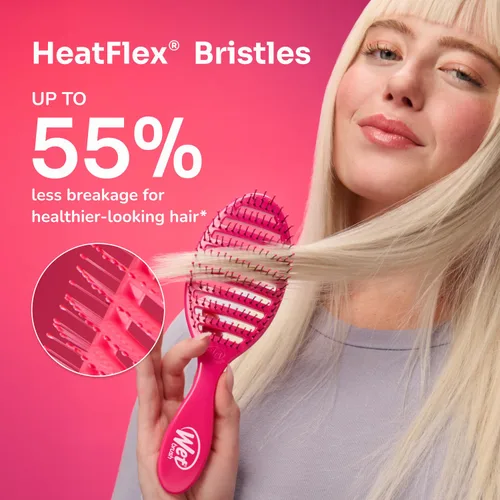 Miniatura 6 de Wet Brush Cepillo para Cabello de Secado Rápido - Salpicaduras (Color Wash) - Diseño Ventilado y Cerdas Ultra Suaves HeatFlex Son Seguras