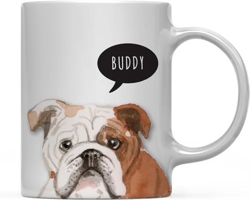 Miniatura 28 de Andaz Press Taza de café personalizada de 11 onzas para perro, Shih Tzu Shorter Haired Up Close, paquete de 1 Shih Tzu pelo más corto personalizado