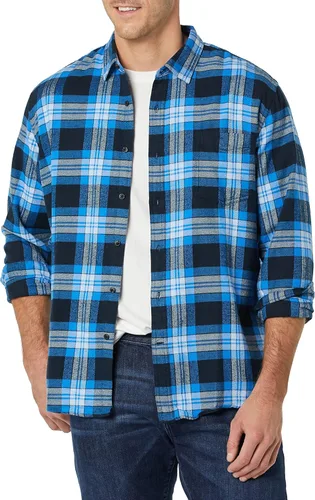 Miniatura 4 de Tienda Essentials Camisa de franela de manga larga para hombre (disponible en tallas grandes y altas)