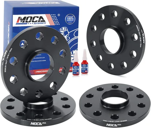 MOCA - 4 espaciadores de rueda de 0.472 in, 5 x 114.3 a 0.197 x 4.500 in, patrón de pernos de 2.366 in, orificio de cubo para Toyota Sienna/Supra,