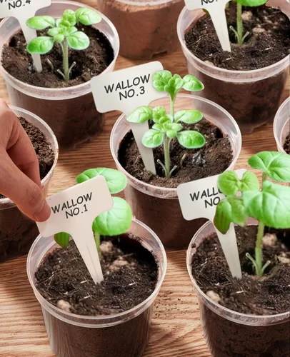 Miniatura 2 de homenote Macetas de vivero, paquete de 30, maceta de 3/4/5 pulgadas para plantar, macetas transparentes para plantas, plántulas de plástico