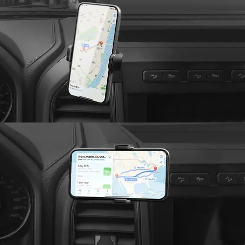 Miniatura 2 de BEERTE Soporte de teléfono para automóvil para Ford F-150 2015-2020 Soporte de teléfono móvil de sujeción eléctrica 360° giratorio ajustable f150
