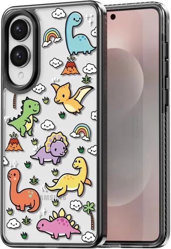 Miniatura 229 de Rosarnnah Funda compatible con Samsung Galaxy S24 Ultra, bonita estética, a la moda, divertida funda con estampado de gatito y gato, duradera a