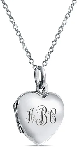Miniatura 2 de Personalizado Grabar SWEET 16 cumpleaños Locket collar Hold foto titular grabado flor corazón Lockets para adolescentes
