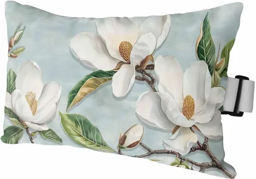 Miniatura 10 de PIEPLE Blue Flower - Almohada rectangular para reposacabezas para exteriores e interiores, 11 x 16 pulgadas, relleno de poliéster, impermeable