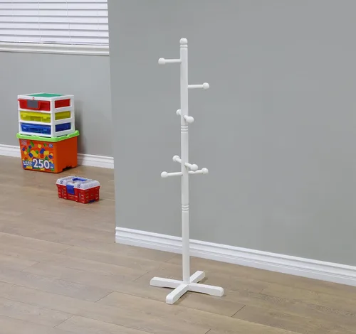 Miniatura 5 de Frenchi Home Furnishing - silla de metal plegable, para niños, Madera, Blanco