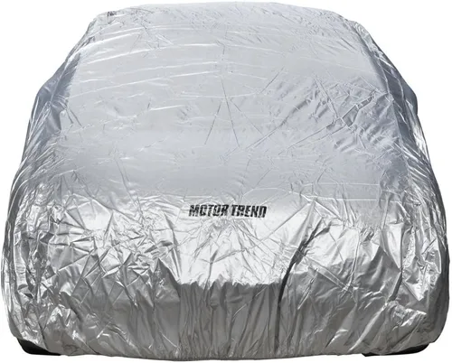 Miniatura 3 de Motor Trend Capa de protección UV básica, transpirable, a prueba de polvo, ajuste universal, cubierta completa para coche, todo tipo de clima