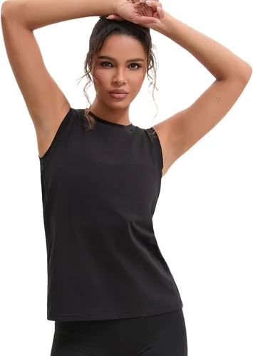Miniatura 5 de JARAZIN Camiseta sin mangas para mujer, diseño de Tomboy Transgender FTM, banda elástica integrada, para el pecho largo