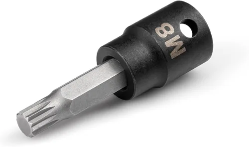 Miniatura 9 de TEKTON Zócalo de impacto de 3/8 pulgadas x M4 Triple Square Bit SIB18204