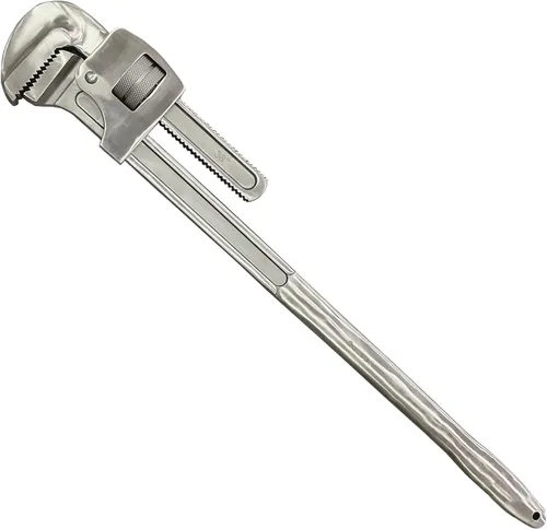 Miniatura 7 de WEDO Llave de tubo de acero inoxidable, llave de tubo recta, llave de fontanería ajustable, anticorrosión, superficie pulida, a prueba de óxido