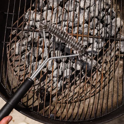 Miniatura 4 de Chef Craft Select - Cepillo para parrilla de barbacoa, 18 pulgadas, acero inoxidable/negro