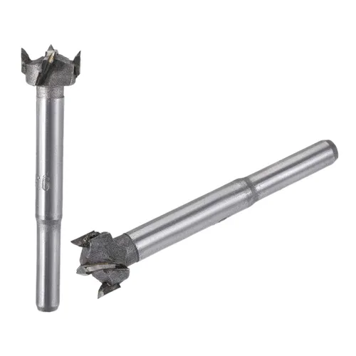 Miniatura 15 de uxcell Forstner Brocas de taladro de madera de 0.709 in y 0.748 in de diámetro. Sierra de agujero punta de acero de aleación de carburo de corte