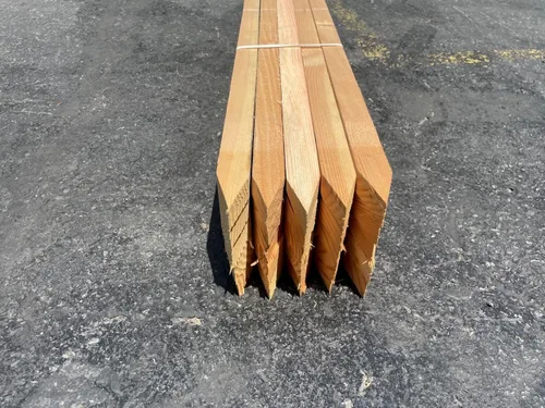 Miniatura 9 de Sandbaggy Estacas de madera de 48 pulgadas, fabricadas en los Estados Unidos, 2 pulgadas de grosor, resistentes para construcción, jardinería
