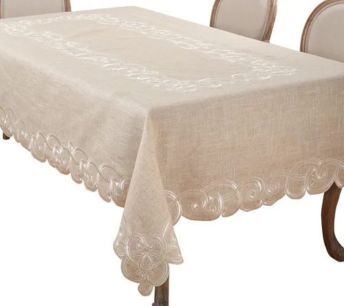 Miniatura 4 de SARO LIFESTYLE QX168 - Mantel individual de 4 piezas, 14 x 20 pulgadas, natural