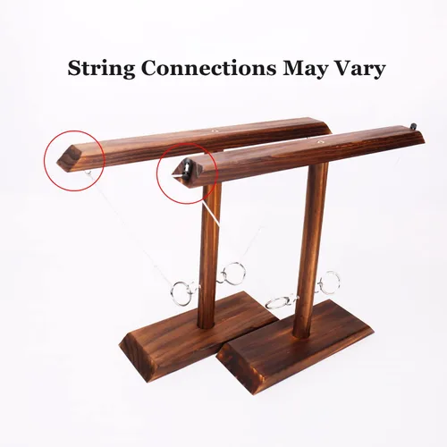 Miniatura 3 de DreamToyz Ring Toss Games for Adults, Yard Games, Patio Decor, Outdoor Indoor Games, Wooden Hook and Ring Game for Bars, Home, Party, 15.7" X 13