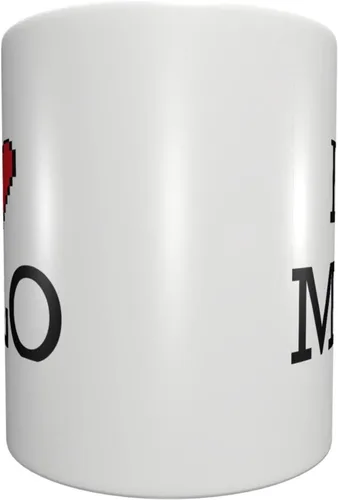 Miniatura 3 de Taza de café gruesa con texto en inglés "I Love Milo", regalo para mamá