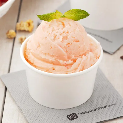 Miniatura 3 de Coppetta - Vasos de postre de 5 onzas, 50 tazas desechables para helado, tapas se venden por separado, cuencos de yogur congelado resistentes