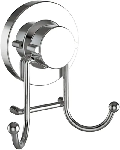 HOME SO Ganchos con ventosa para toallas de ducha y baño, paquete de 1 – Ganchos de ventosa para colgar toallas, batas y abrigos – azulejos, puerta