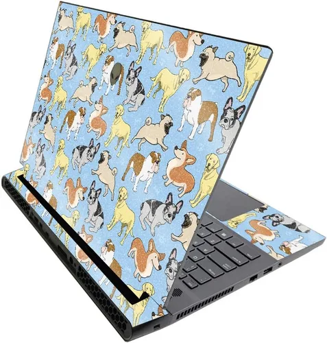 Miniatura 667 de MightySkins - Skin brillante con purpurina para Alienware M17 R3 (2020) y M17 R4 (2021) - Diversión de los años 90 Acabado duradero con purpurina
