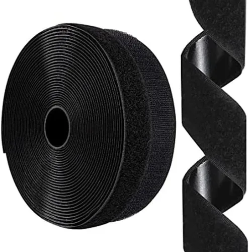 3 pulgadas de ancho, color negro o blanco para coser, estilo de costura no adhesivo de alta calidad, incluye gancho y bucle, ambas tiras de cinta
