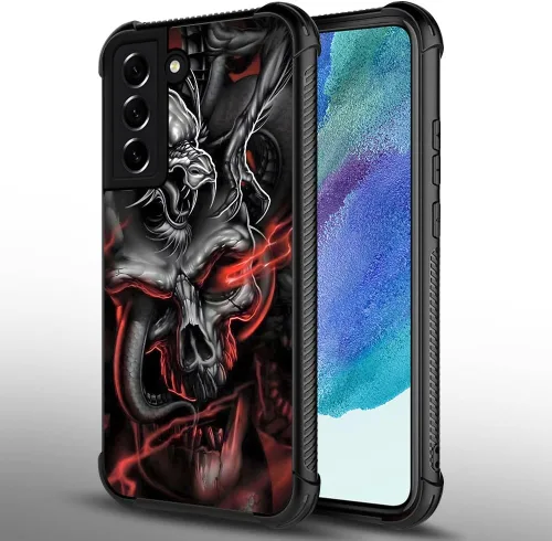 Miniatura 140 de CARLOCA Funda compatible con Samsung Galaxy S22 Ultra, diseño gráfico de Star Howling Wolfs Samsung Galaxy S22 Ultra, diseño gráfico, a prueba