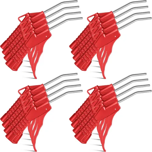 Miniatura 10 de Honoson 2 piezas de boquilla de aire soplador pistola agarre de pistola herramienta de soplado de aire accesorios de compresor para mecánicos Negro