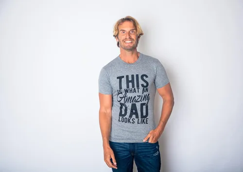 Miniatura 2 de Crazy Dog T-Shirts Men's Amazing Dad T-Shirt
