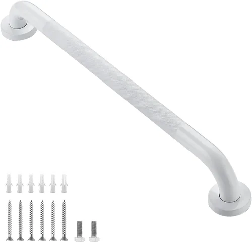 Miniatura 10 de Barras de agarre de 24 pulgadas y 1.25 pulgadas de diámetro para bañeras y duchas, mango de ducha para ancianos, barras de agarre