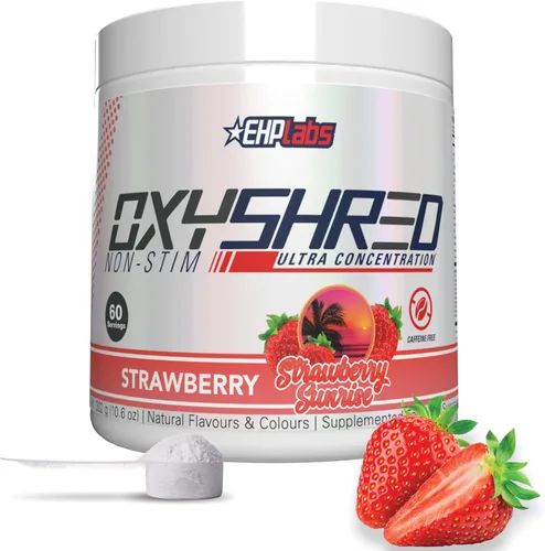 Miniatura 9 de EHP Labs OxyShred Polvo Pre Entreno Sin Estimulantes - Pre Entreno Sin Estimulación, Pre Entreno Sin Cafeína para Hombres y Mujeres - Pre Entreno