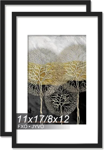 Miniatura 77 de Fxojyvo Marco de Fotos de 4x6, Muestra Foto de 3.5x5 con Paspartú o 4 x 6 Sin Paspartú, Liviano y de Alta Transparencia Marco de 4 por 6 para Pared