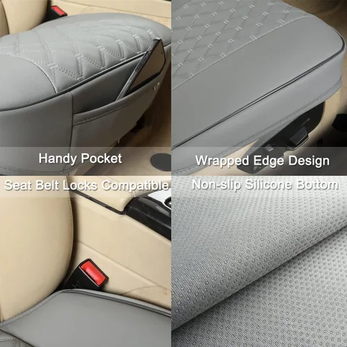 Miniatura 5 de Black Panther 1 par de fundas de poliuretano para asiento delantero de automóvil, protectores de asiento delantero compatibles con el 95% de los Par