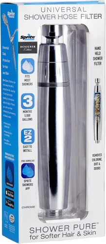 Miniatura 3 de Sprite HF2-GD Filtro de manguera de ducha 2 con cartucho de filtro HHC, dorado