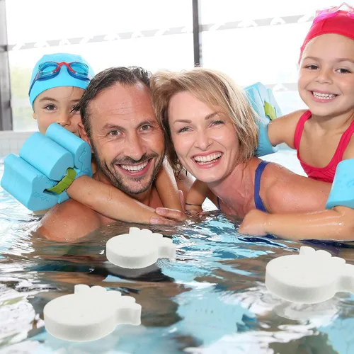 Miniatura 5 de Boao 16 esponjas absorbentes de aceite para bañera de hidromasaje, piscina y spa (pulpo, blanco)