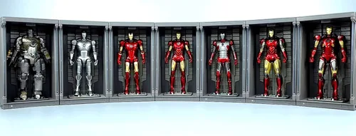 Miniatura 5 de LonullyMege Salón de Armor para Figura de Acción Ironman de 7 Pulgadas (Individual)